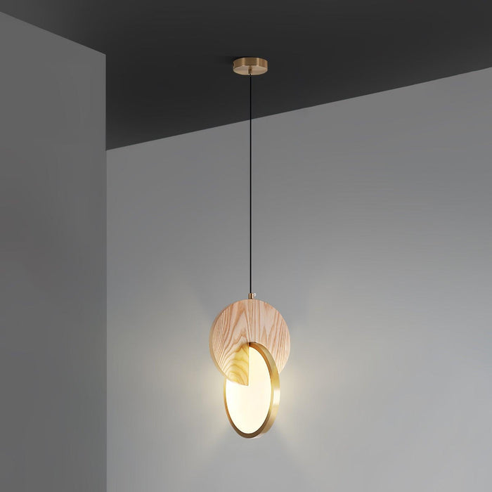 Double Disk Pendant Lamp-DWHOME