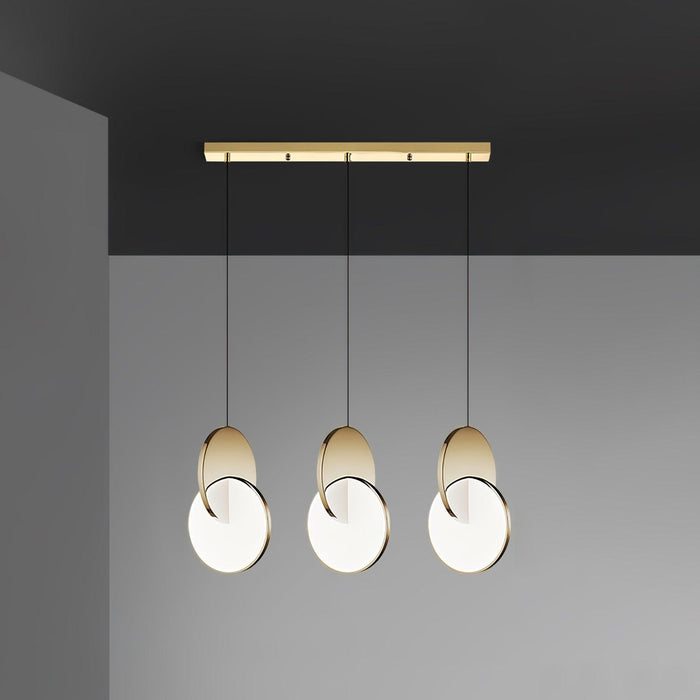 Double Disk Pendant Lamp-DWHOME