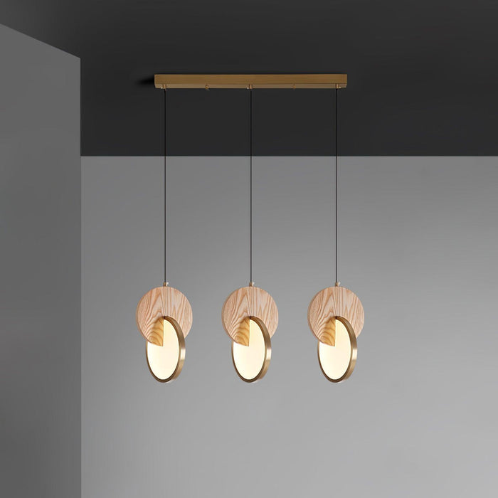 Double Disk Pendant Lamp-DWHOME