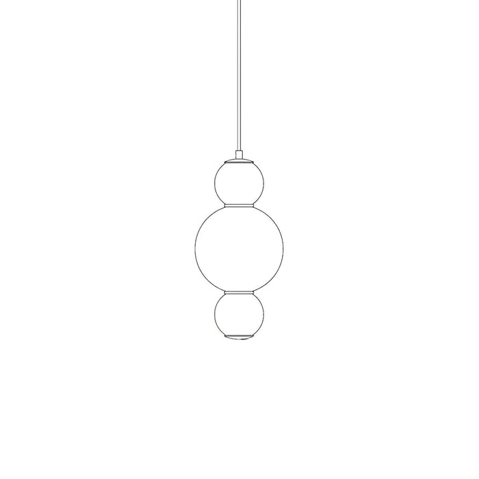 Double Globe Pendant Lamp-DWHOME