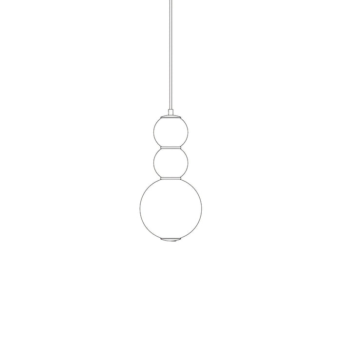 Double Globe Pendant Lamp-DWHOME