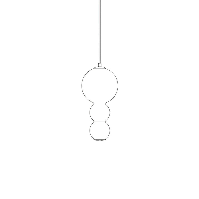 Double Globe Pendant Lamp-DWHOME