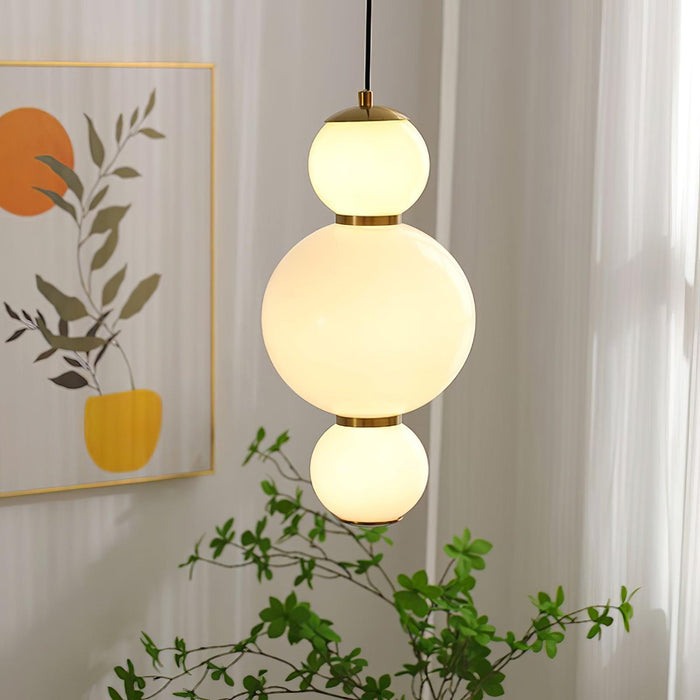 Double Globe Pendant Lamp-DWHOME
