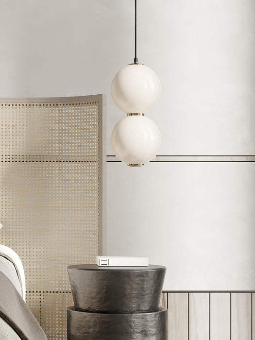 Double Globe Pendant Lamp-DWHOME