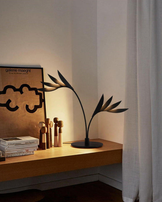Lampe de table double feuille - DWHOME