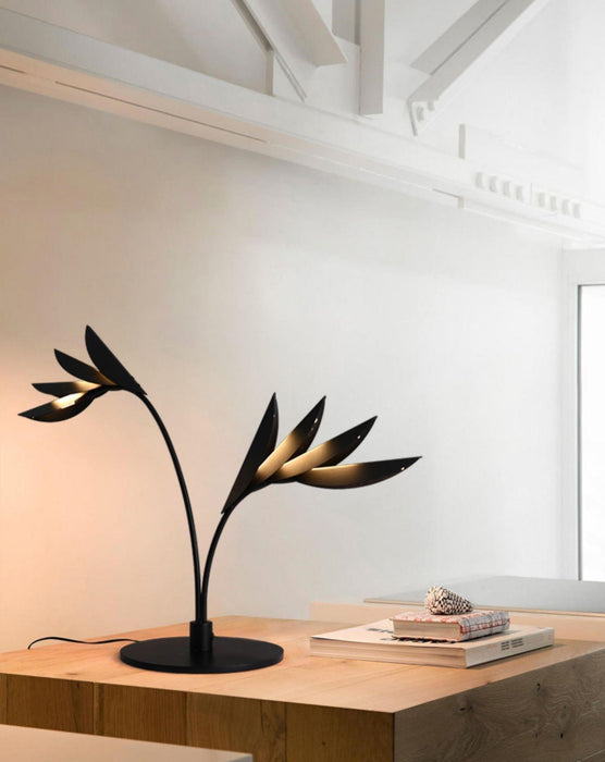 Lampe de table double feuille - DWHOME