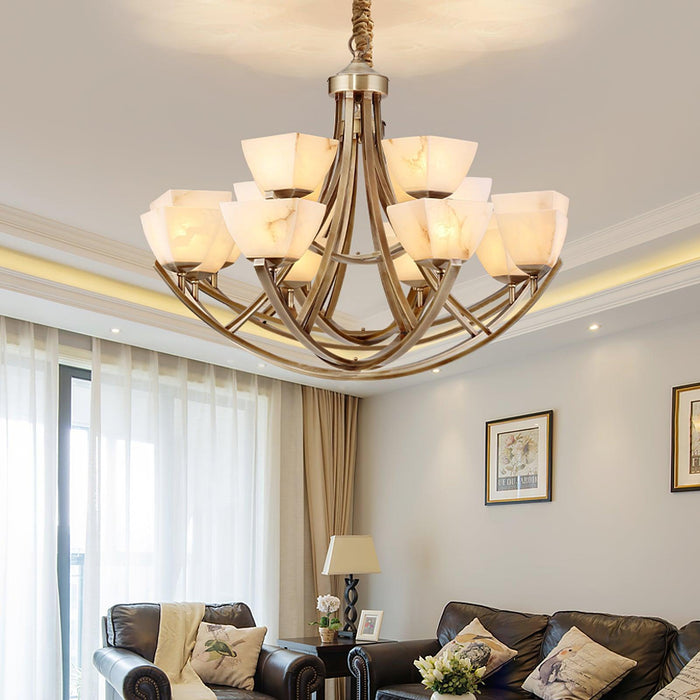 Dover Brass Chandelier - DWHOME