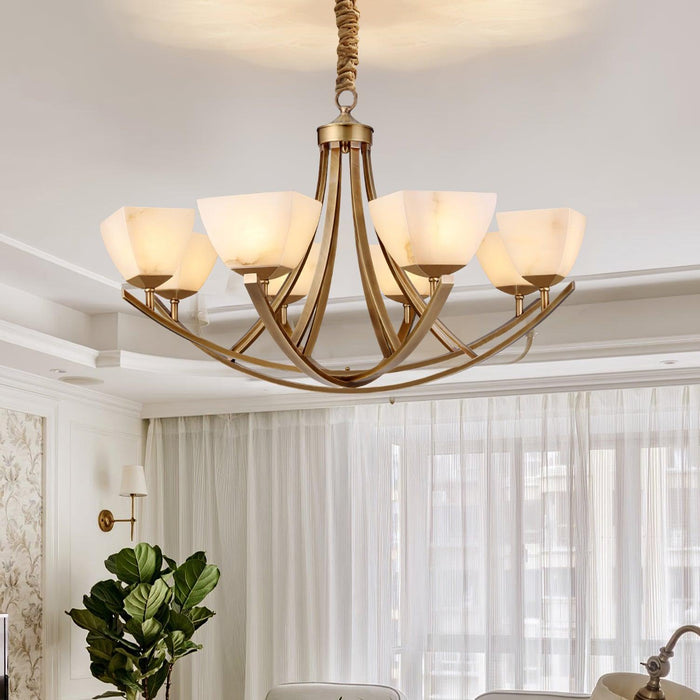 Dover Brass Chandelier - DWHOME