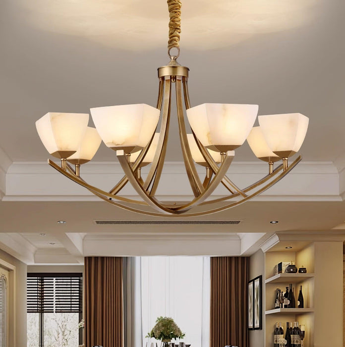 Dover Brass Chandelier - DWHOME