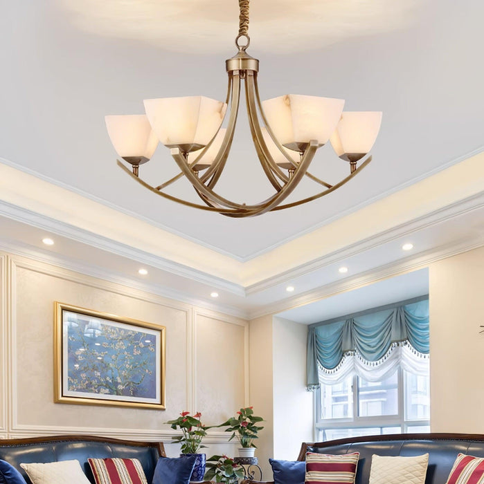 Dover Brass Chandelier - DWHOME