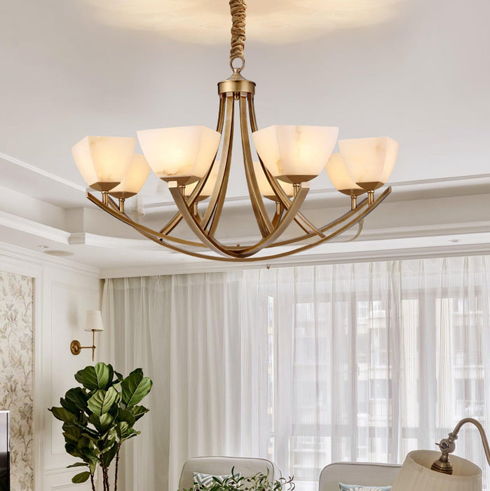 Dover Brass Chandelier - DWHOME