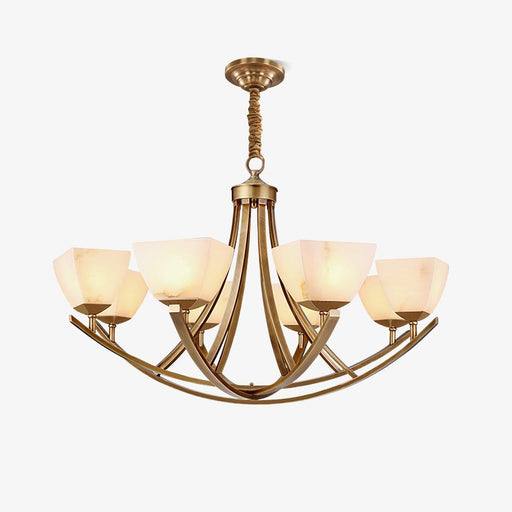 Dover Brass Chandelier-DWHOME