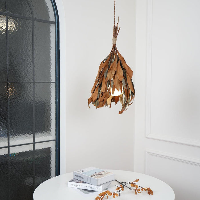 Dried Branch Leaf Pendant Lamp-DWHOME