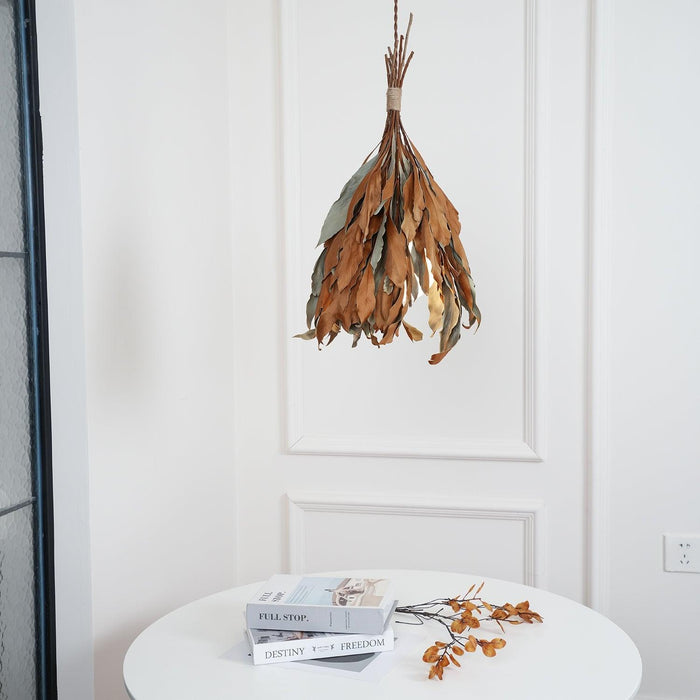 Dried Branch Leaf Pendant Lamp-DWHOME
