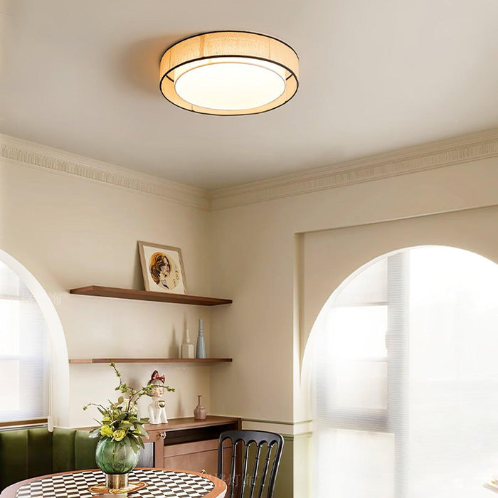Drum Rould Ceiling Lamp-DWHOME