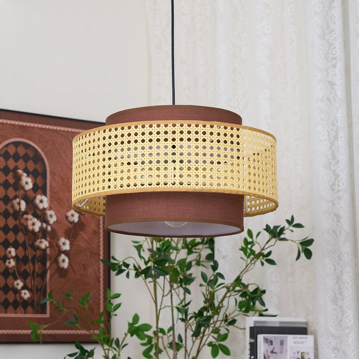 Drum Shade Pendant Light-DWHOME