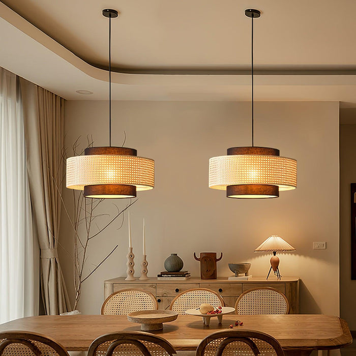 Drum Shade Pendant Light-DWHOME