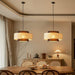 Drum Shade Pendant Light-DWHOME