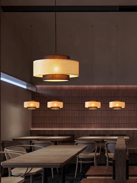 Drum Shade Pendant Light-DWHOME