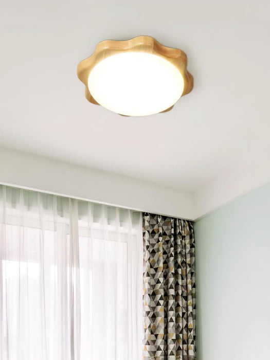 Drum Wood Ceiling Lamp-DWHOME