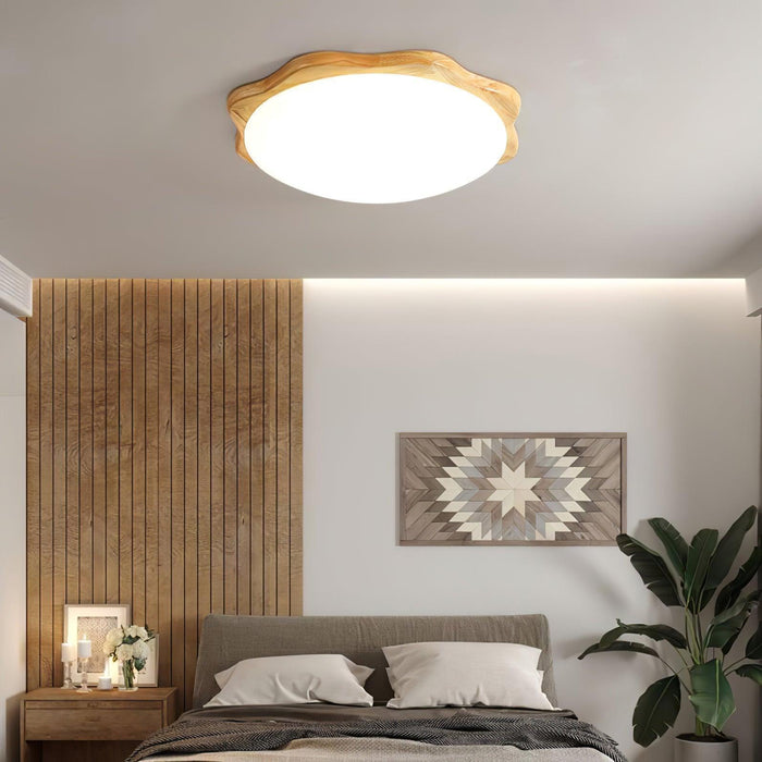 Drum Wood Ceiling Lamp-DWHOME