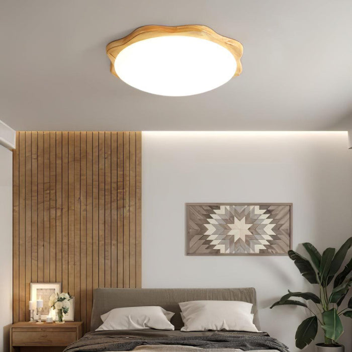 Drum Wood Ceiling Lamp-DWHOME