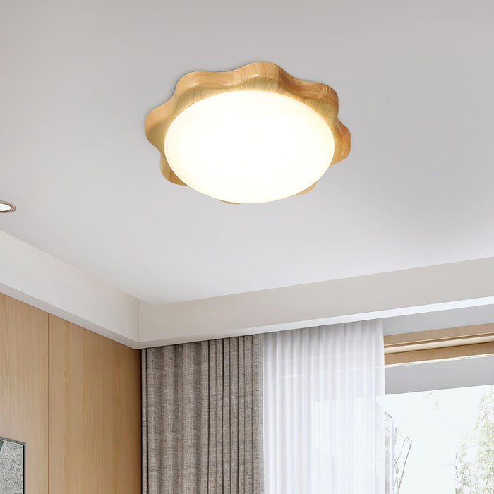 Drum Wood Ceiling Lamp-DWHOME