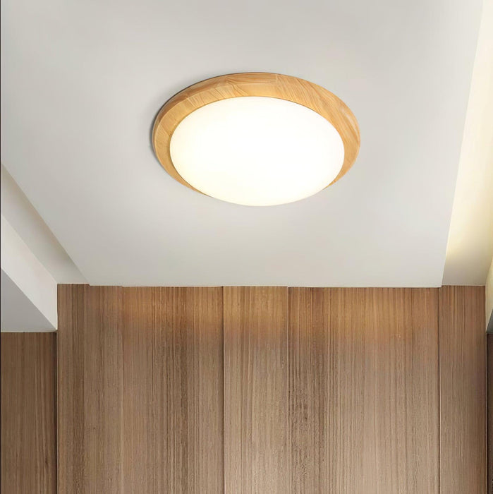 Drum Wood Ceiling Lamp-DWHOME