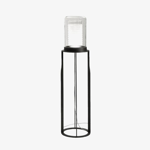 Dual Cylinder Glass Floor Lamp-DWHOME