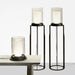 Dual Cylinder Glass Floor Lamp - DWHOME