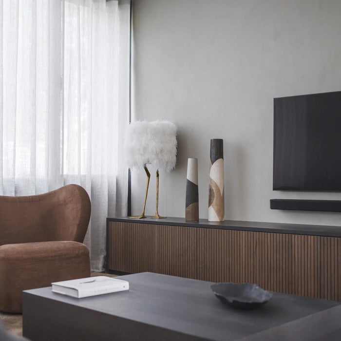 Duck Feet Feather Table Lamp - DWHOME