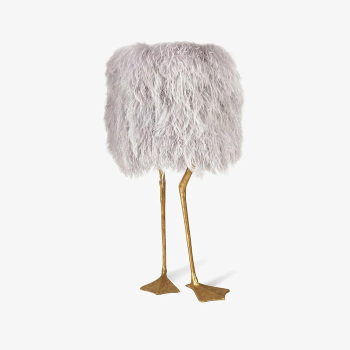 Duck Feet Feather Table Lamp - DWHOME