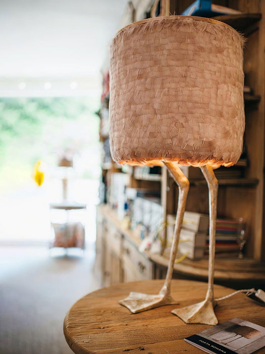 Duck Feet Feather Table Lamp - DWHOME