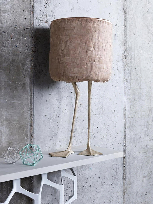 Duck Feet Feather Table Lamp - DWHOME
