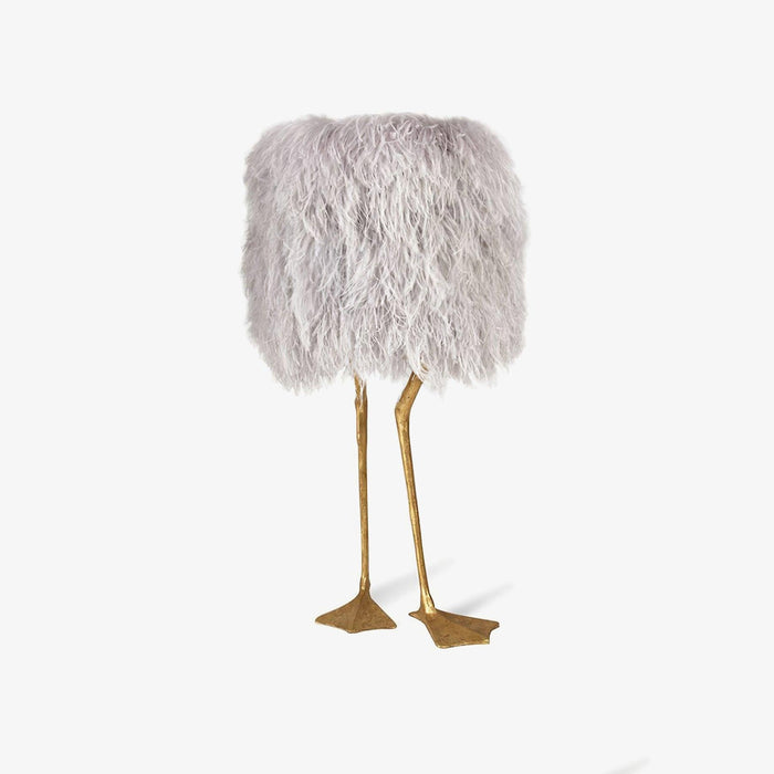 Duck Feet Feather Table Lamp - DWHOME