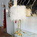 Duck Feet Feather Table Lamp - DWHOME