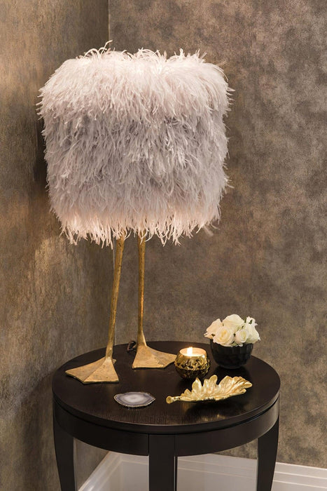 Duck Feet Feather Table Lamp - DWHOME