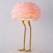 Duck Feet Feather Table Lamp - DWHOME