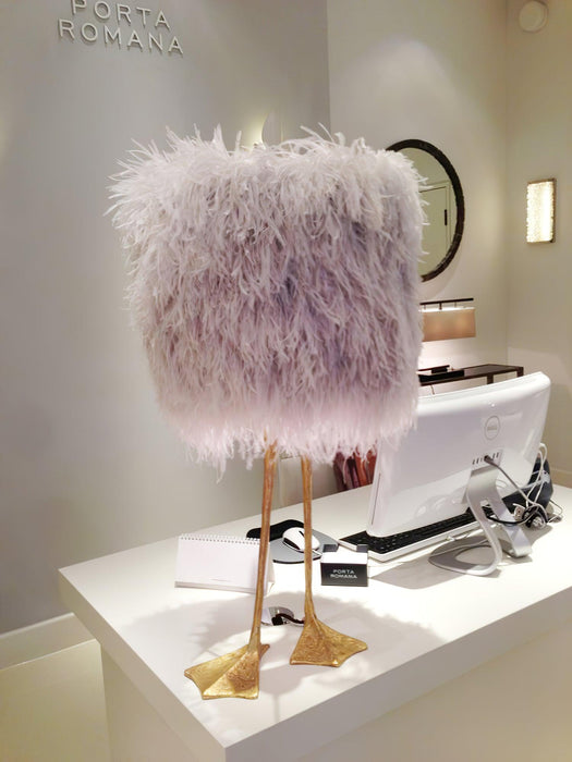 Duck Feet Feather Table Lamp - DWHOME