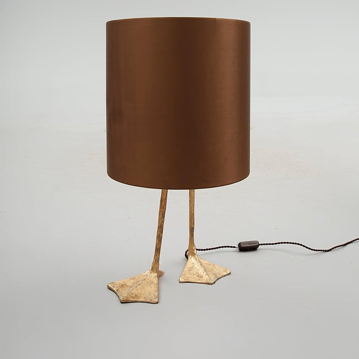 Duck Feet Feather Table Lamp - DWHOME
