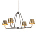 Dudley Brass Chandelier-DWHOME