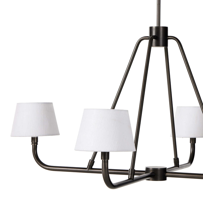 Dudley Brass Chandelier-DWHOME