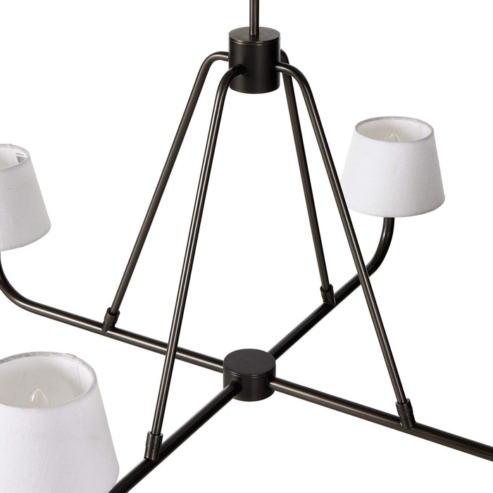 Dudley Brass Chandelier-DWHOME