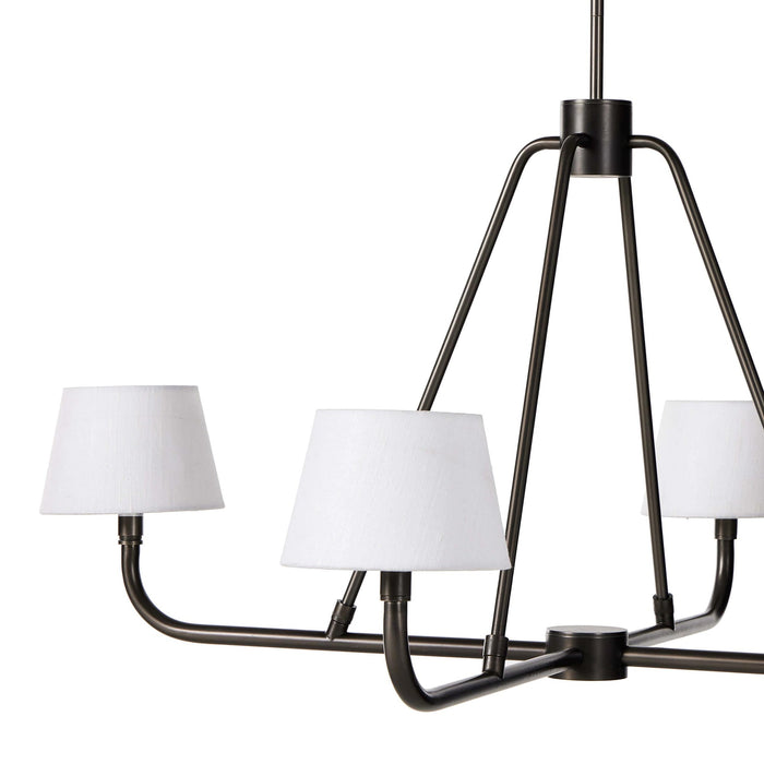 Dudley Brass Chandelier-DWHOME