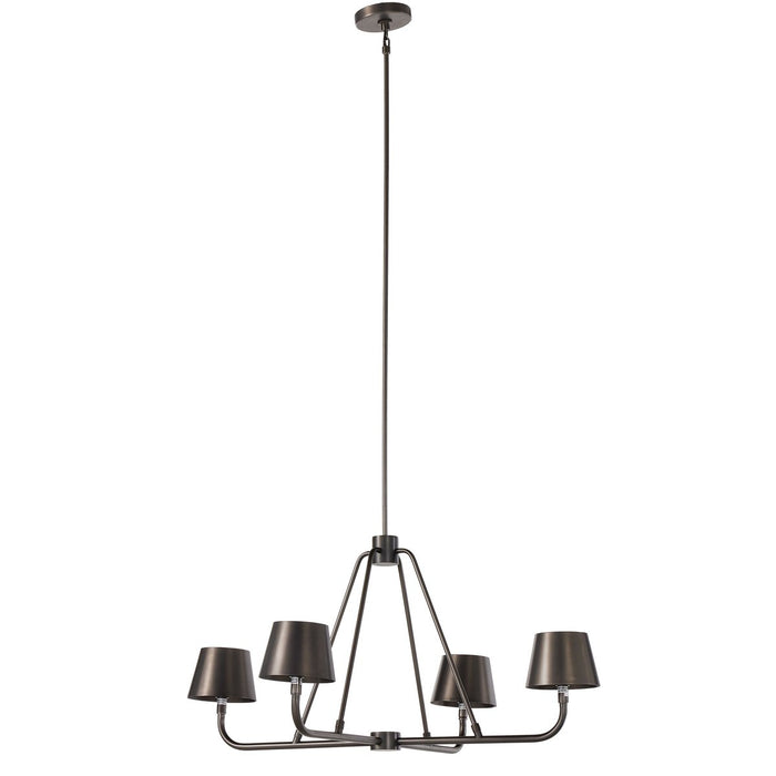 Dudley Brass Chandelier-DWHOME