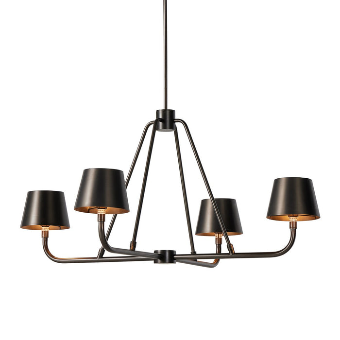 Dudley Brass Chandelier-DWHOME