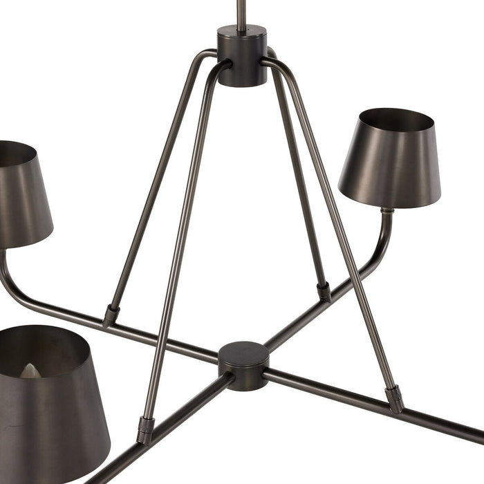 Dudley Brass Chandelier-DWHOME