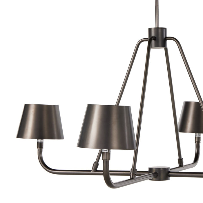 Dudley Brass Chandelier-DWHOME