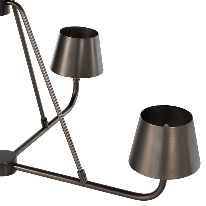 Dudley Brass Chandelier-DWHOME
