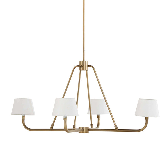 Dudley Brass Chandelier-DWHOME